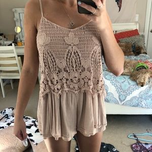 Lace romper